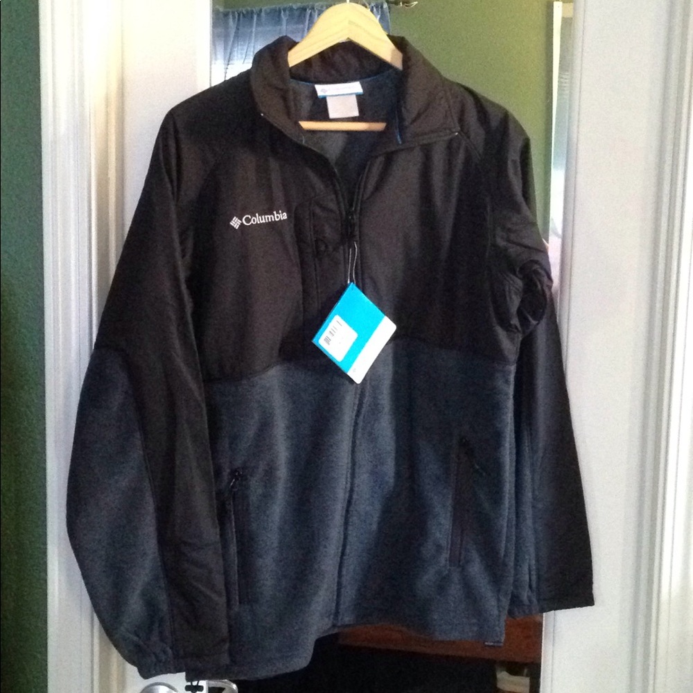 *HP* Columbia men's small full zip jacket. NWT